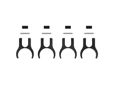 ICON Vehicle Dynamics - ICON 611072 1.9" Rear Hose Routing Kit OEM Link for 21-26 Ford Bronco