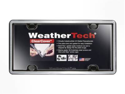 Weathertech - WeatherTech 60027 ClearCover License Plate Cover