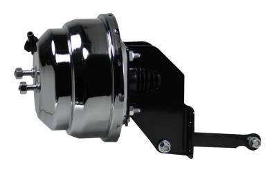Leed Brakes - Leed Brakes A9 8" Dual Power Brake Booster w/Bracket Chrome