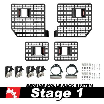BuiltRight Industries - BuiltRight Industries 111008 Bedside Rack System Stage 1 Kit
