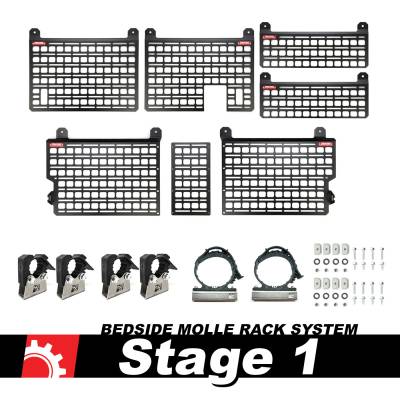 BuiltRight Industries - BuiltRight Industries 111013 Bedside Rack System Stage 1 Kit