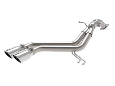 aFe Power - aFe 49-37019-P 2.5" Axle-Back Exhaust w/Polished Tips for 13-17 Veloster 1.6L