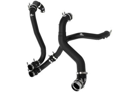 aFe Power - aFe 46-20514-B Aluminum Hot/Cold Charge Pipe Kit Black for 21-25 F150 Raptor 3.5