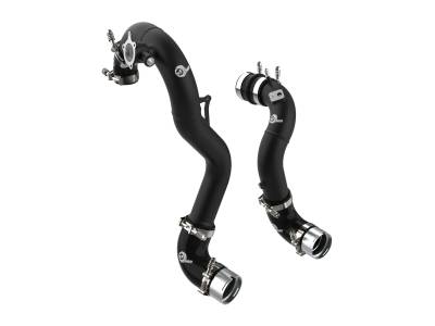 aFe Power - aFe 46-20574-B Aluminum Hot/Cold Charge Pipe Kit Blk for 21-25 Ford Bronco 2.3L