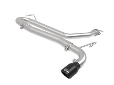 aFe Power - aFe 49-37017NM-B 2.5" Axle-Back Exhaust w/blk Tip No Muffler for 18-23 Kona 1.6