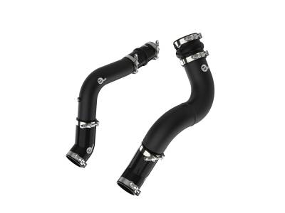 aFe Power - aFe 46-20614-B Aluminum Hot/Cold Charge Pipe Kit Black for 19-23 RAM 2500/3500