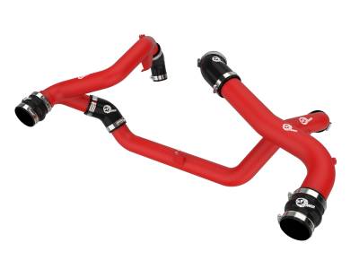 aFe Power - aFe 46-20674-R Aluminum Hot/Cold Charge Pipe Kit Red for 22-25 Explorer/Aviator
