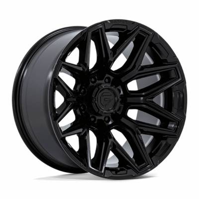 Fuel 1PC - Fuel FC854BX22108818N Flux 22x10 8x180 -18mm Gloss Black