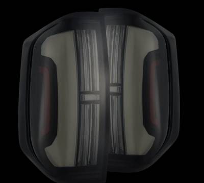 AlphaRex - AlphaRex 672042 Alpha Black Prismatic LED Taillights for 14-21 Toyota Tundra