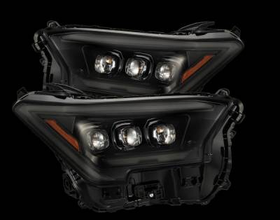 AlphaRex - AlphaRex 880326 Alpha Black LED Projector Headlights for 24+ Toyota Tacoma