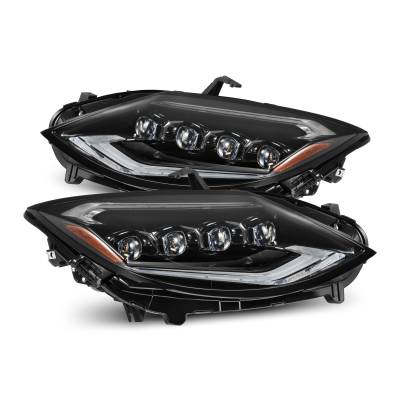 AlphaRex - AlphaRex 880494 Alpha Black LED Projector Headlights for 23-Up Nissan Z