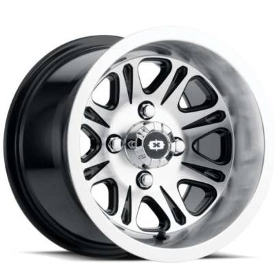 Vision Wheel - Vision Wheel 547 Spirit 14x7 4x110 2.5mm Gloss Black/Machined 547-147110GBMF4