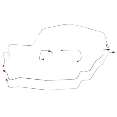 The Right Stuff Detailing - The Right Stuff JKT7101 Brake Hydraulic Line Kit for 71-74 AMC Ambassador