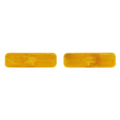 Trim Parts - Trim Parts A6730 70-73 Camaro Front Marker Light Assembly PAIR
