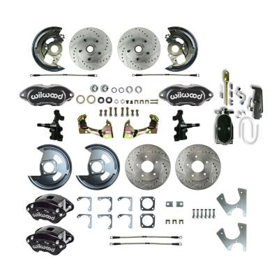 The Right Stuff Detailing - The Right Stuff AFXSD25DSY Chevy/Pontiac Brake Conversion Kit Front/Rear