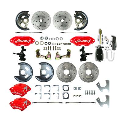The Right Stuff Detailing - The Right Stuff AFXSD25DZY Chevy/Pontiac Brake Conversion Kit Front/Rear