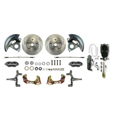 The Right Stuff Detailing - The Right Stuff AFXSD32DSY Select GM Cars Brake Conversion Kit Front