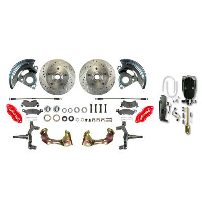 The Right Stuff Detailing - The Right Stuff AFXSD32DZY Select GM Cars Brake Conversion Kit Front