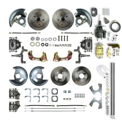 The Right Stuff Detailing - The Right Stuff AFXHB42D Chevy/Pontiac Brake Conversion Kit Front/Rear