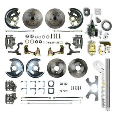 The Right Stuff Detailing - The Right Stuff AFXHB45D Chevy/Pontiac Brake Conversion Kit Front/Rear