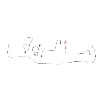 The Right Stuff Detailing - The Right Stuff DKT6701 Front Brake Hydraulic Line Kit for 67 Fairlane