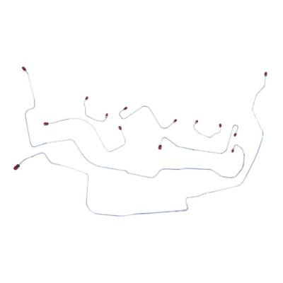 The Right Stuff Detailing - The Right Stuff DKT6703 67 Ford Fairlane Brake Hydraulic Line Kit Front
