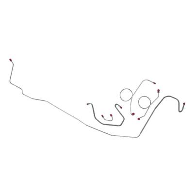 The Right Stuff Detailing - The Right Stuff EKT7005 Dodge/Plymouth 426 Brake Hydraulic Line Kit Front