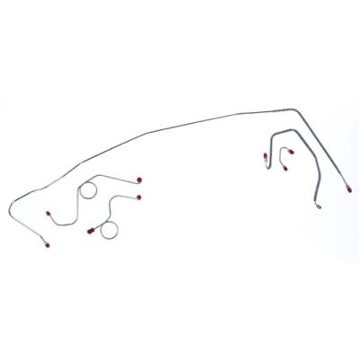 The Right Stuff Detailing - The Right Stuff EKT7008 Brake Hydraulic Line Kit for Dodge & Plymouth Front