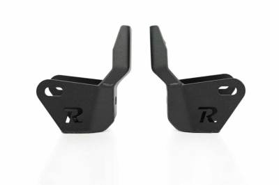 Rago Fabrication - Rago Fabrication R1019T4RURSG Rear Shock Skid Guards for 10-26 Toyota 4Runner