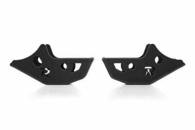 Rago Fabrication - Rago Fabrication R1619TACURSG Rear Shock Skid Guards for 16-23 Toyota Tacoma