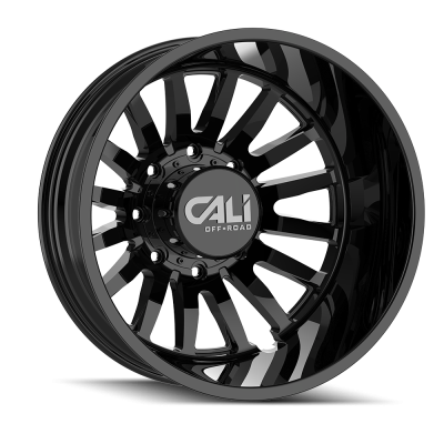 Cali Offroad Wheels - Cali Offroad 9110D Summit Dually 20x8.25 8x200 -192mm Black 9110D-2877GBR192