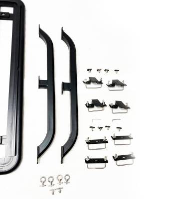 Black Horse Off Road - Black Horse WHPR1 Spike Cargo Platform Side Rail Black Universal