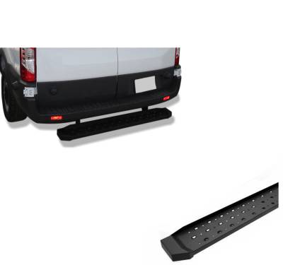 Black Horse Off Road - Black Horse 8MBMEA SPARTAN Black Rear Step Board for 16-23 Mercedes-Benz Metris