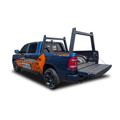 Black Horse Off Road - Black Horse CSBURHD55B K2 Rack Blk for 04-24 Silverado/Sierra/Titan/Ram/F150
