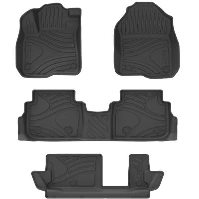 Black Horse Off Road - Black Horse FMHCR23 Totaliner HD Anti-Skid Floor Mat Rug Liner 23-25 Honda CR-V