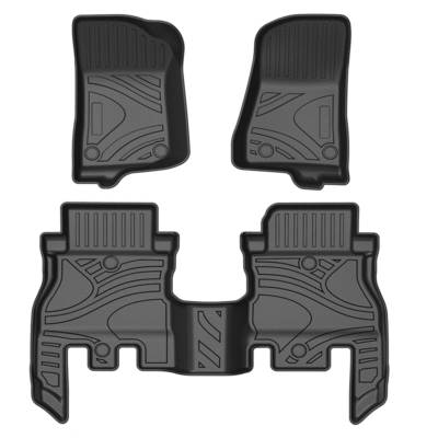 Black Horse Off Road - Black Horse FMJJL18 Totaliner HD Anti-Skid Floor Mat 18-24 Jeep Wrangler