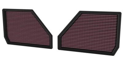 K&N - K&N 33-5144 Replacement Air Filter for 20-25 BMW X5/X6/X7 4.4L V8
