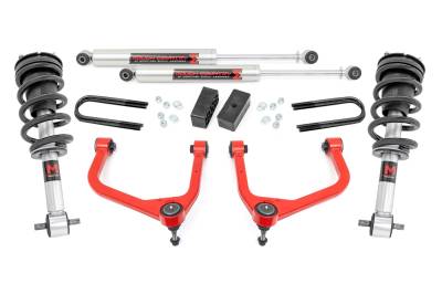 Rough Country Suspension Systems - Rough Country 110540RED 3.5" M1 Strut Suspension Lift for 25-26 GMC Sierra 1500