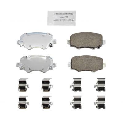 NRS Brakes - NRS Brakes NC1734 REAR Disc Brake Pad Set for Chrysler & Jeep