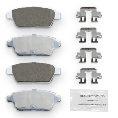 NRS Brakes - NRS Brakes NS1161 REAR Disc Brake Pad Set for Ford/Lincoln Mazda Mercury