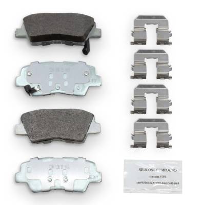 NRS Brakes - NRS Brakes NS1445 REAR Disc Brake Pad Set for Hyundai/Kia 2.0 2.4 3.3 3.5 3.8