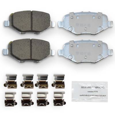 NRS Brakes - NRS Brakes NS1612 REAR Disc Brake Pad Set for Ford/Lincoln 2.0/2.3 3.5/3.7