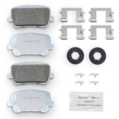 NRS Brakes - NRS Brakes NS1766 REAR Disc Brake Pad Set for 11-23 Dodge Charger
