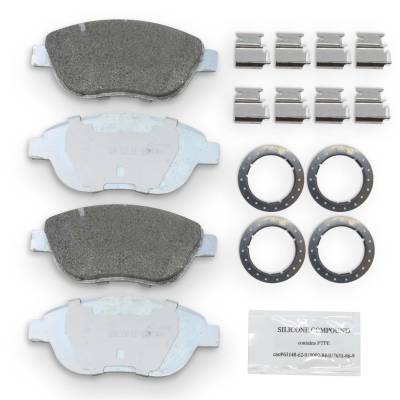 NRS Brakes - NRS Brakes NS1778 FRONT Disc Brake Pad Set for 12-17 Fiat 500 1.4