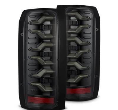 AlphaRex - AlphaRex 658006 Alpha Black LED Taillights for 89-96 Ford F-Series & Bronco