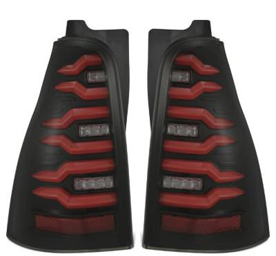 AlphaRex - AlphaRex 690080 LED Black/Red Taillights
