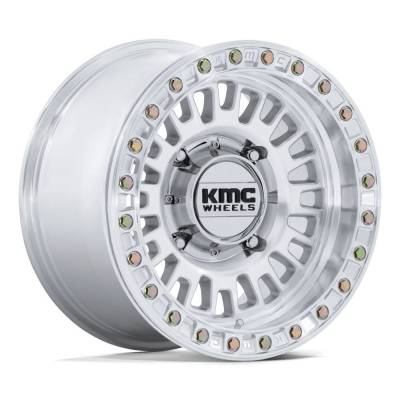 KMC Powersports - KMC Powersports KS242 AZTEC BEADLOCK 15x10 4x156 0mm Machined KS242DX15104400
