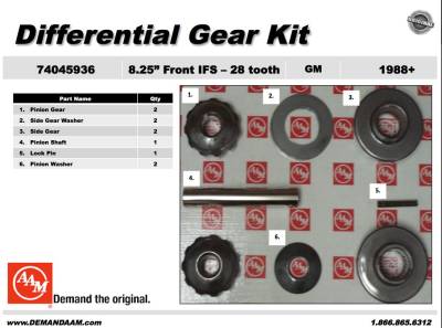 American Axle & Manufacturing - American Axle 74045936 Differential Spider & Pinion Gear for Cadillac/Chevy/GMC