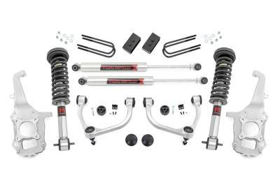 Rough Country Suspension Systems - Rough Country 41840 4" M1 Control Arm Lift Kit for 21-26 Ford F150 4WD