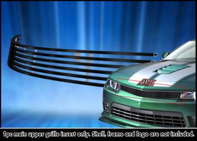 APS - APS Stainless Billet Grille Black 14-15 Chevrolet Camaro SS/RS GR03FEI95J
